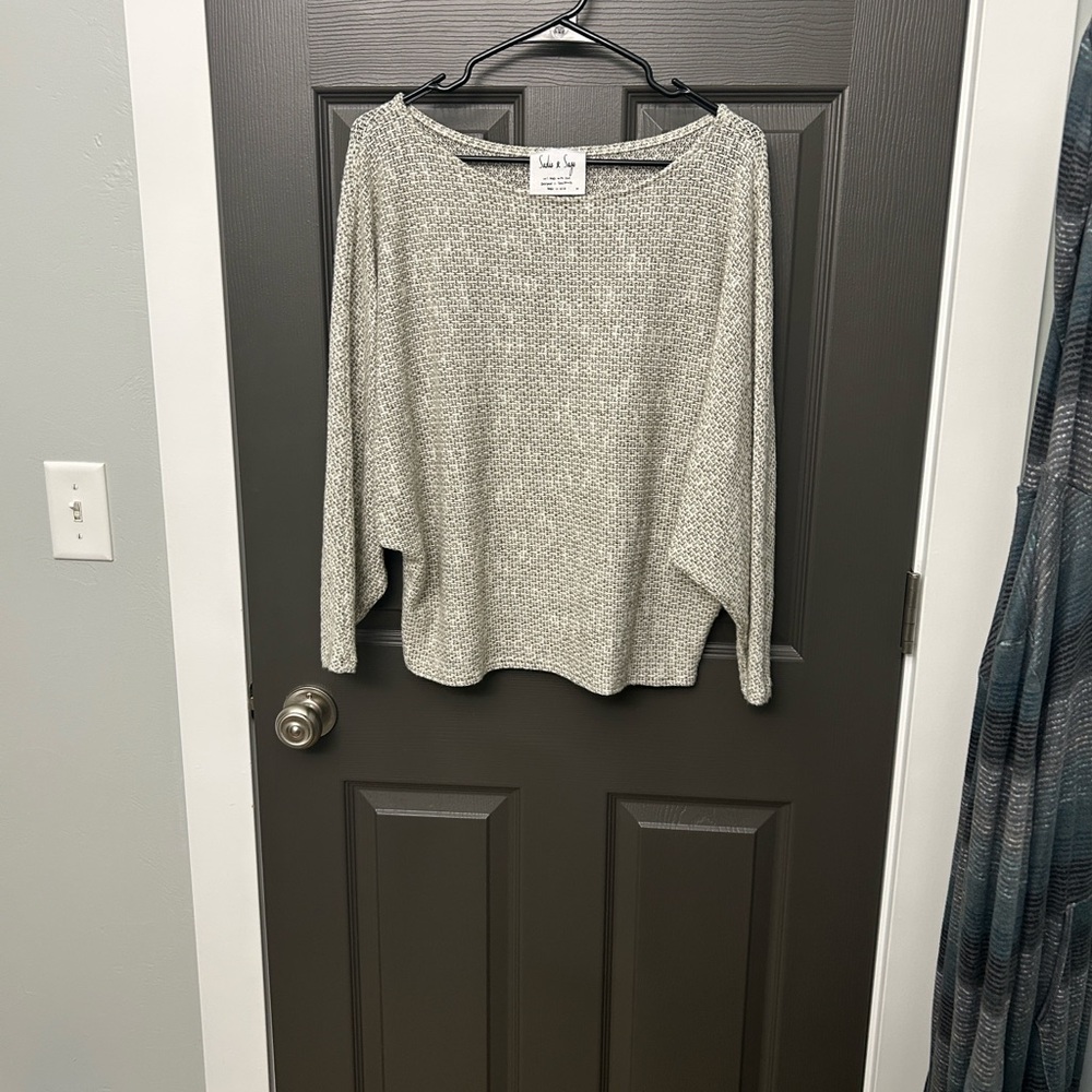 Sadie & Sage Dolman Top Extra Soft Brushed knit